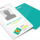 Crachá de identificação do Funcionário